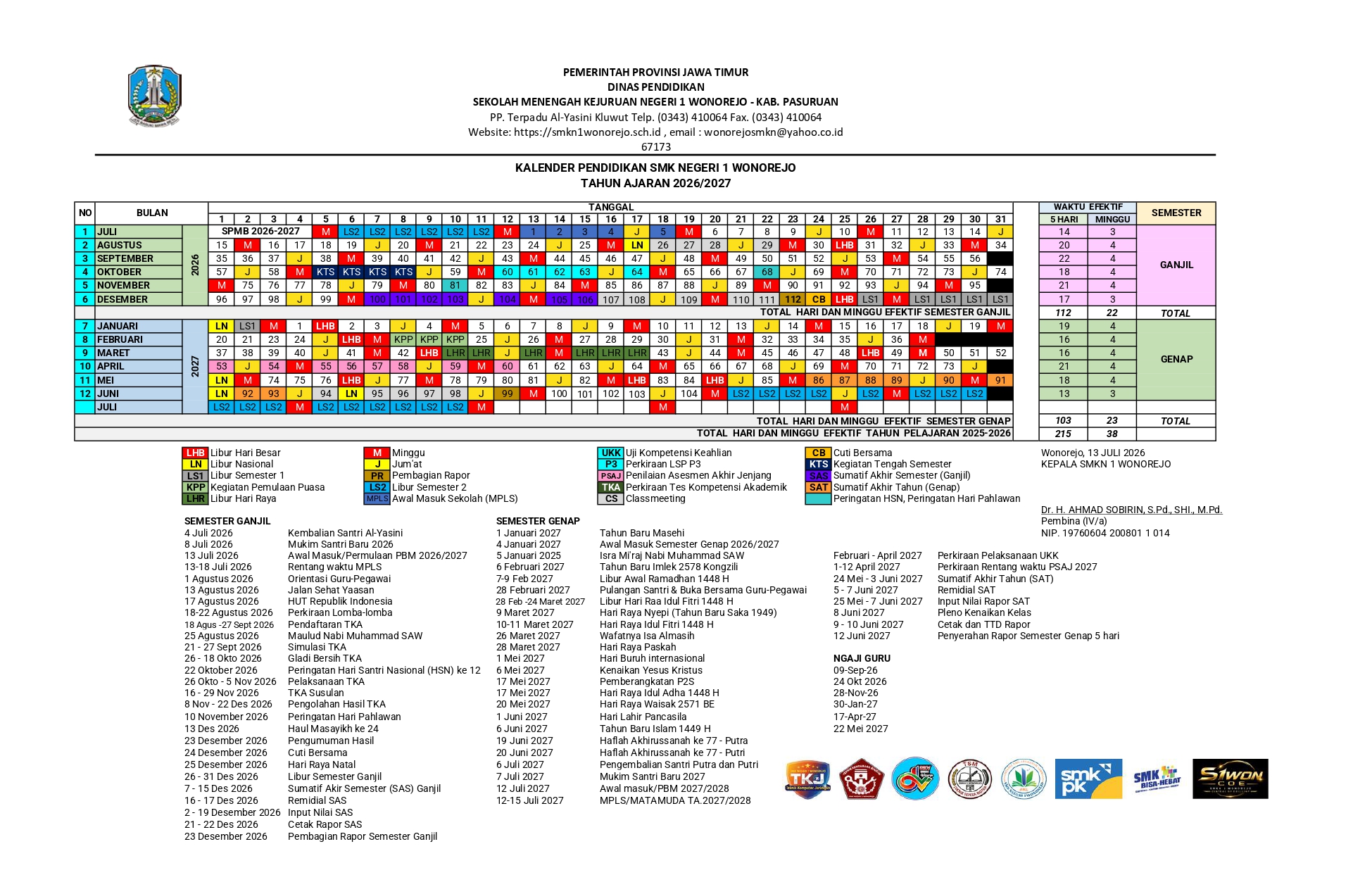Kalender Akademik